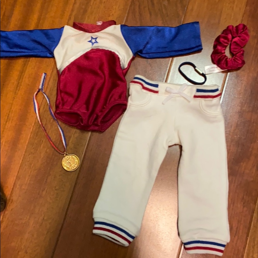 American Girl Doll gymnastics outfit